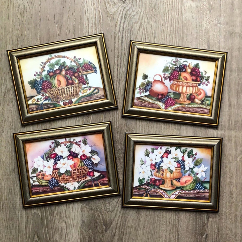 Laurie Korsgaden Set of‎ 4 Still Life Framed Prints